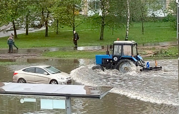Минск затопило