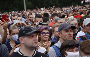 Полная видеоверсия митинга Светланы Тихановской в Минске