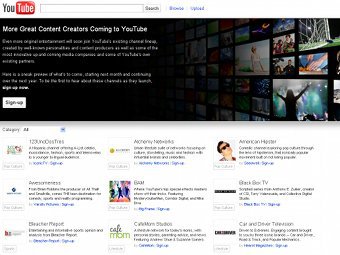 На YouTube появится более 100 "каналов" с эксклюзивным контентом