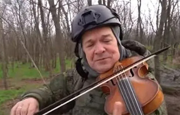 Московитский оккупант-музыкант свалился с инсультом на фронте