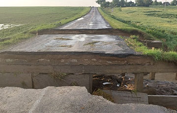 В Беларуси снова рухнул мост