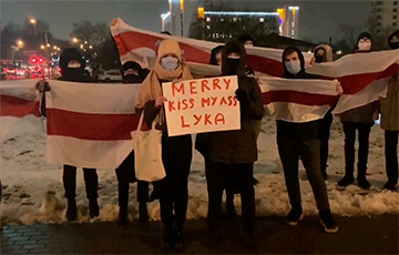 Студенты БГУ вышли на протест