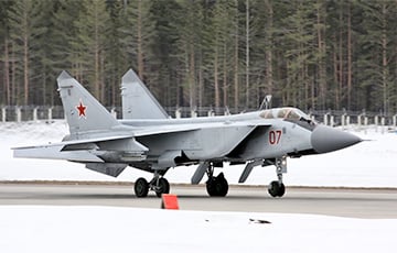 У МиГ-31К над Молодечно загорелся двигатель
