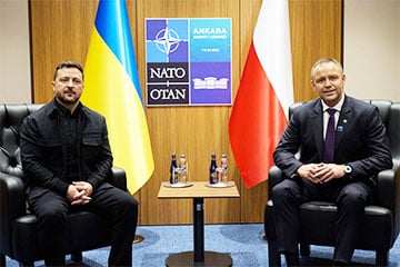 Зеленский встретился с президентом Польши в Анкаре