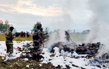 Появилось новое видео с моментом падения самолета Пригожина