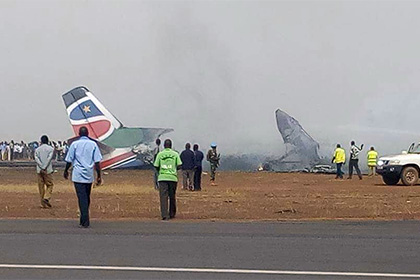 В результате авиакатастрофы в Южном Судане погибли 44 человека