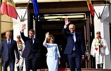 Мерц, Макрон и Туск прибыли в Молдову в День независимости