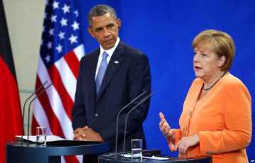 Обама озвучил совместную с Меркель позицию по санкциям против России
