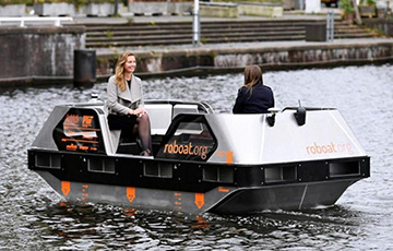 В Амстердаме появилось беспилотное водное такси