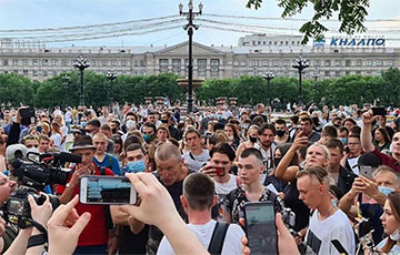 Протесты в Хабаровске поддержали жители других регионов РФ