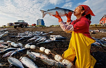 Ученые: Древние жители Аляски заманивали лососей в каменную ловушку