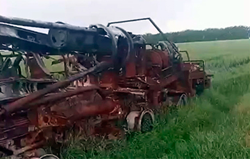 Защитники Украины уничтожили московитский ЗРК С-300 на ходу