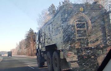 Белорусы фиксируют передвижения военной техники РФ