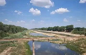 Северо-Крымский канал рекордно обмелел из-за подрыва московитами Каховской ГЭС