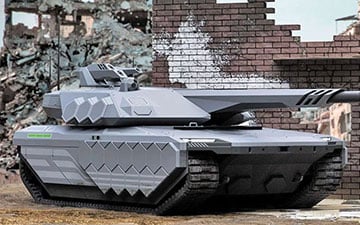 Водородный танк-невидимка K3 против нового американского M1E3 Abrams