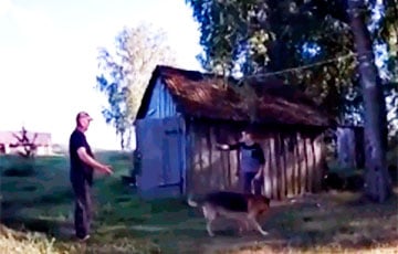 В Вороновском районе беларуска натравила овчарку на милиционеров