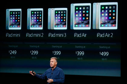 Apple выпустит новую версию компактного iPad mini 3