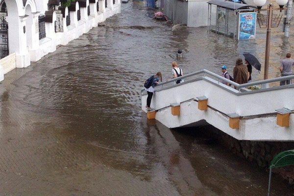 Потоп в Минске: центр города и спальные районы - под водой