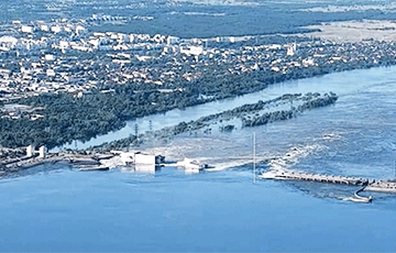 Разительные перемены: опубликованы новые спутниковые снимки Каховской ГЭС и окрестностей