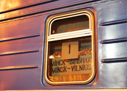 Поезд Минск-Вильнюс будет ходить три раза в день