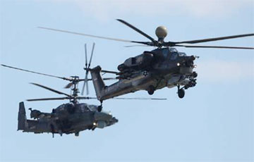 Боевые вертолеты с буквами «Z» заметили на границе Беларуси с Украиной