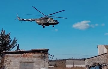 Украинские вертолеты Ми-8МТ атаковали оккупантов неуправляемыми ракетами