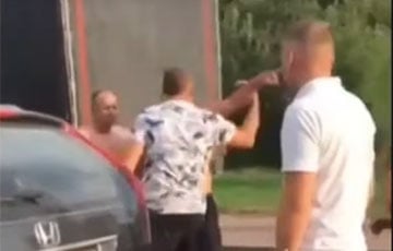 Беларусские водители устроили «разборки» в очереди на границе с Польшей