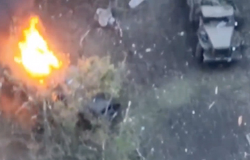 ВСУ уничтожили редкую московитскую бронемашину «Выстрел»