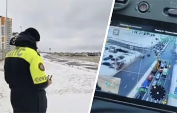 На беларусов летят штрафы с неба