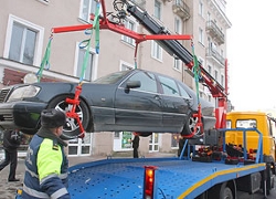 ГАИ Минска начинает массовую эвакуацию автомобилей