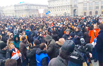 Гродненчане вышли на Марш протеста (видео, онлайн)