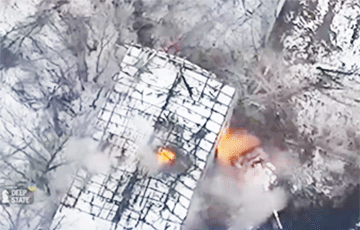 ВСУ уничтожили склад боеприпасов московитов возле Донецка