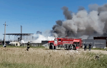 В московитском Ставрополе вспыхнул масштабный пожар возле одного из заводов
