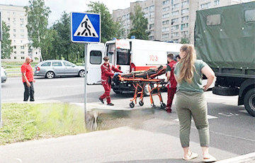В Борисове военный грузовик сбил ребенка на велосипеде