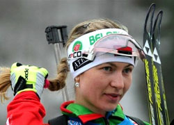Дарья Домрачева выиграла индивидуальную гонку этапа Кубка мира в Эстерсунде