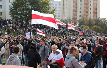 На Марше в Минске исполнили одну из самых известных партизанских песен
