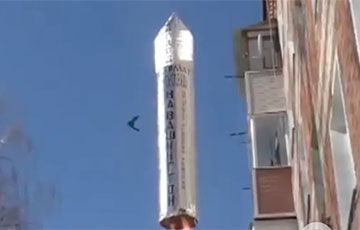 Московит запустил надувную ракету «Сармат» на Вашингтон