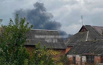 В московитском городе на границе с Украиной горит подстанция