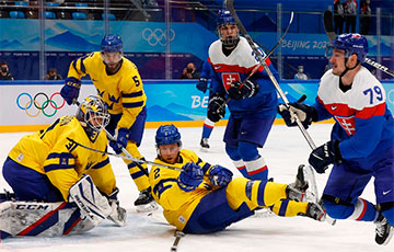 Хоккей: словаки разгромили шведов и завоевали бронзовые медали Олимпиады