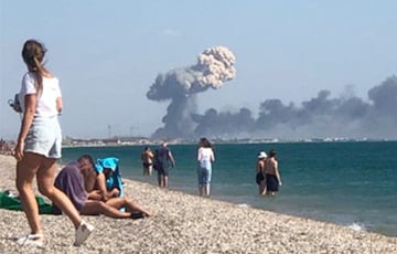РосСМИ: Среди пострадавших после атаки дронов на оккупированный Крым есть беларусы