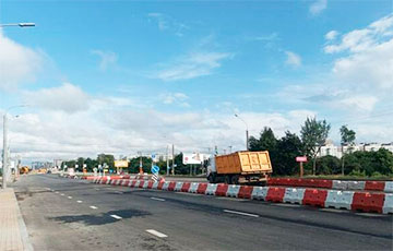 В Минске после ремонта пустили транспорт через мост, который соединяет проспект Жукова и улицу Аэродромную